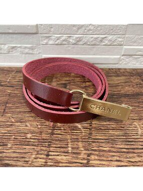 CHANEL Red Belts for Women on Sale up to 90% Off: Poshmark